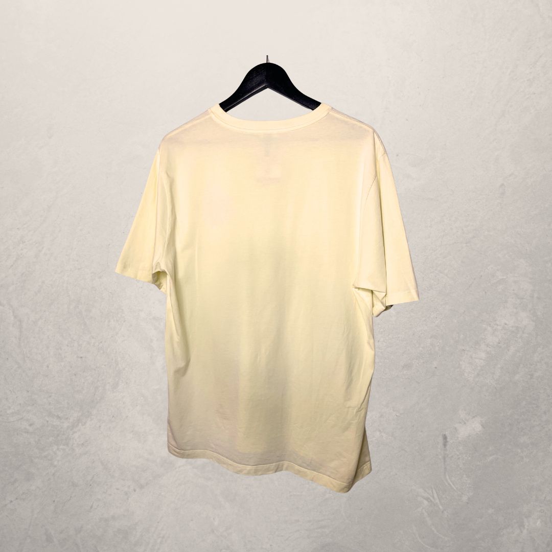 Loewe kanariegeel roze anagram logo t-shirt XL