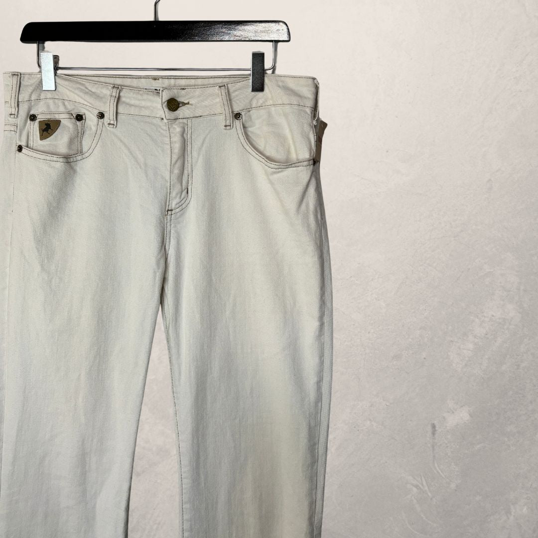 Lois white flared jeans XS/S