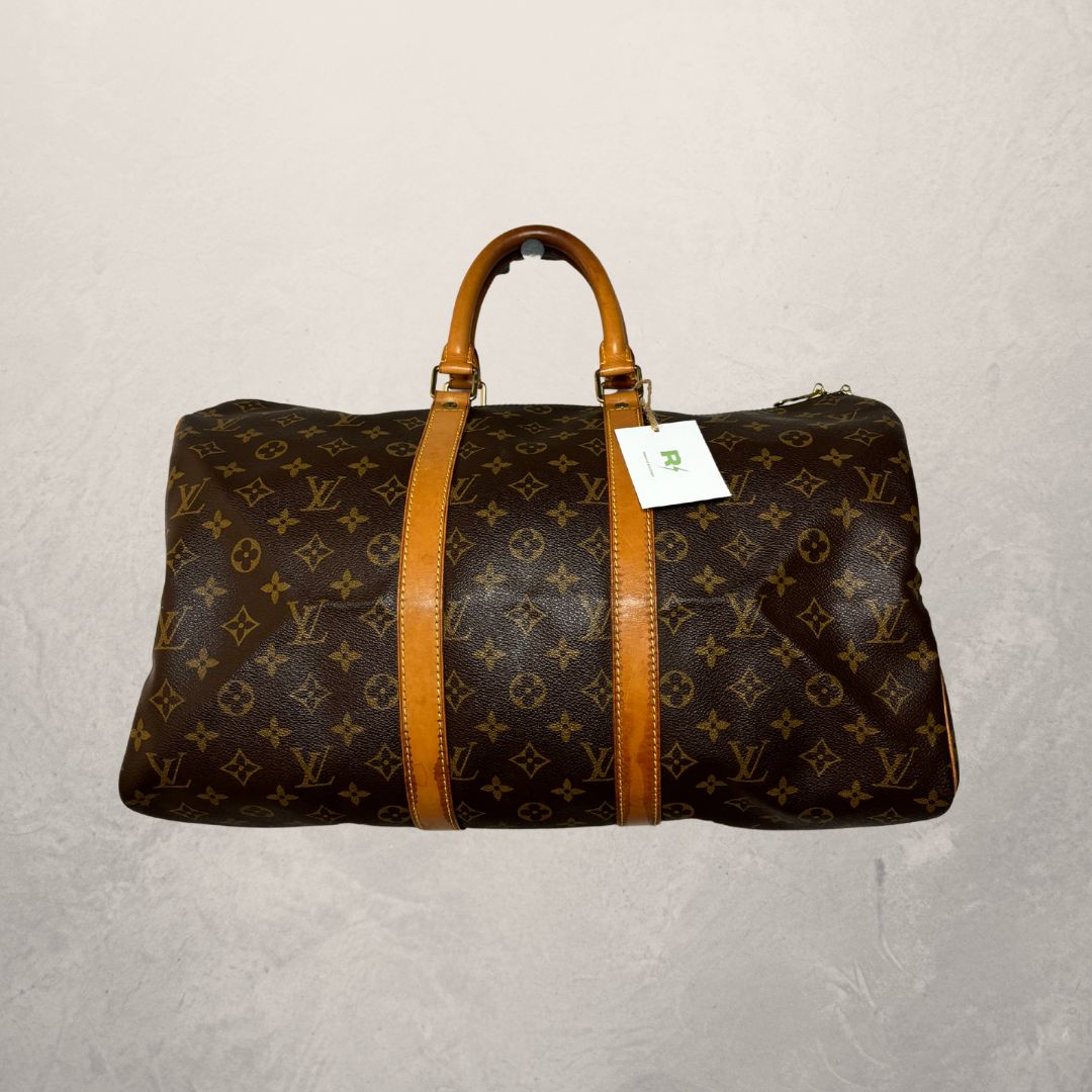 Louis Vuitton bruin monogram Keepall 45 - door Romae Studios
