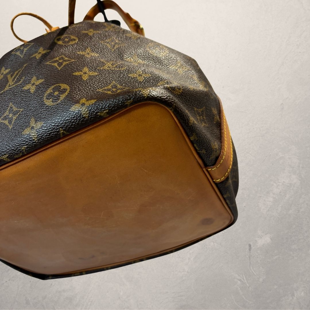 Louis Vuitton bruine Petit Noe-tas met monogram - van Romae Studios