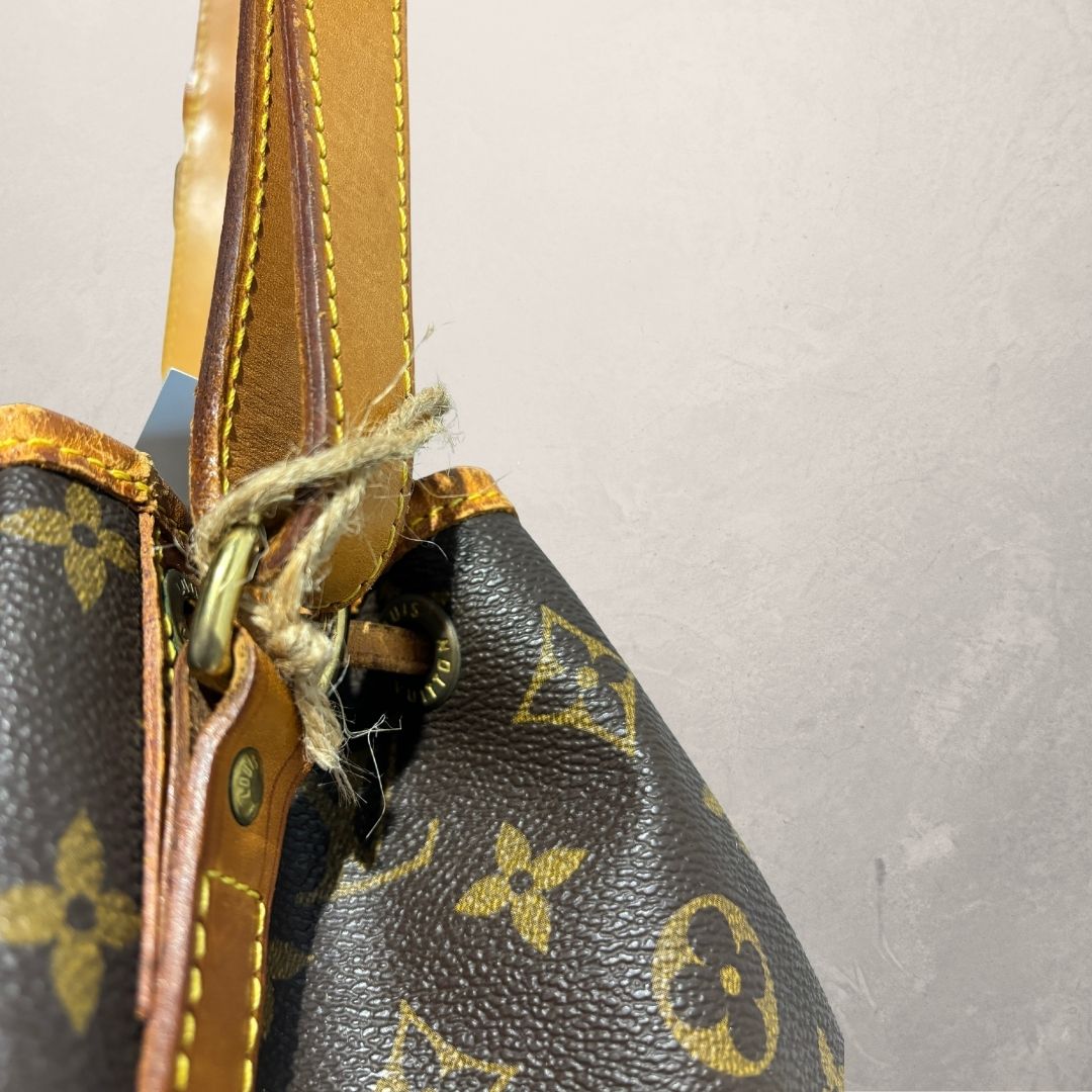 Louis Vuitton bruine Petit Noe-tas met monogram - van Romae Studios