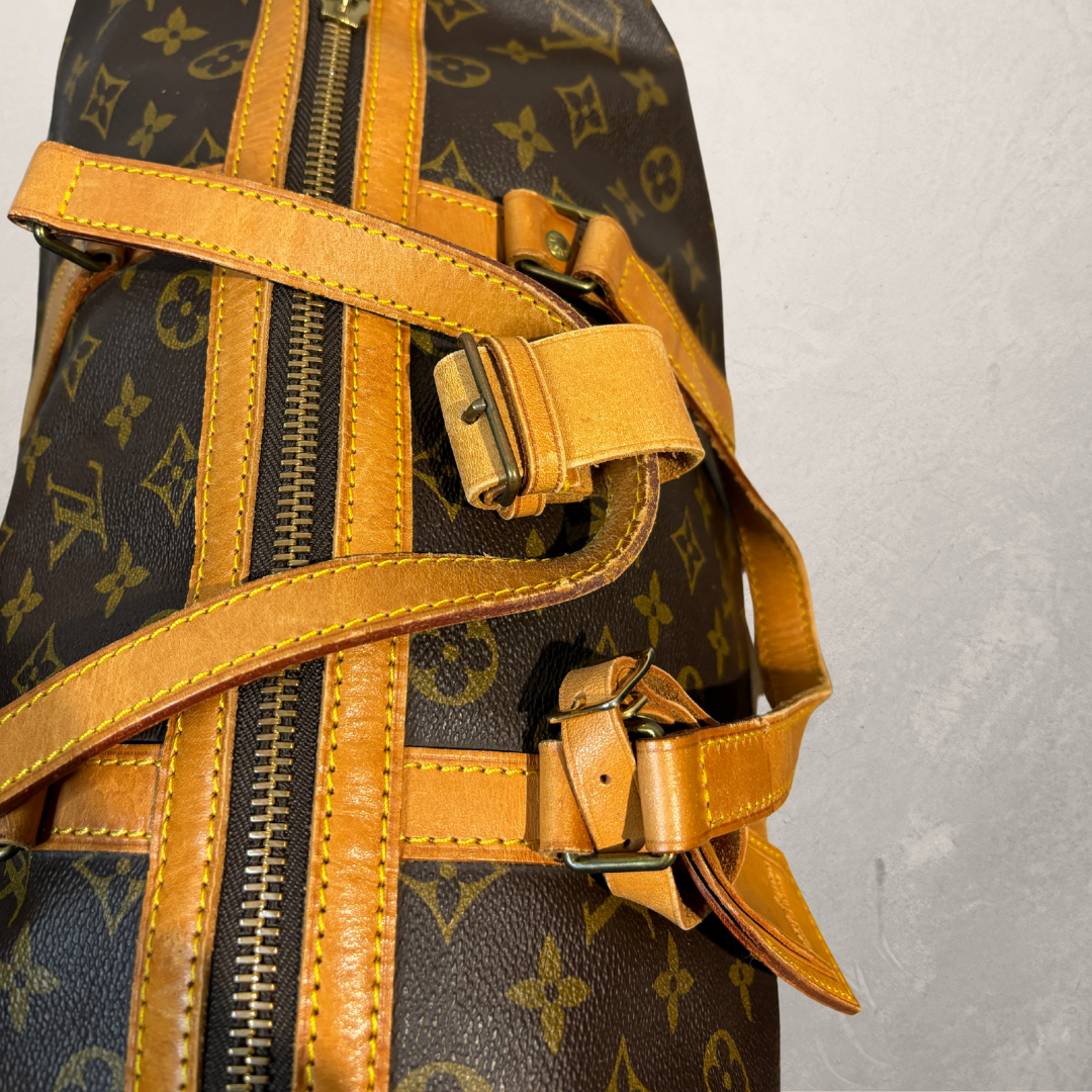 Louis Vuitton bruin monogram Sac Souple 35 - Door Romae Studios