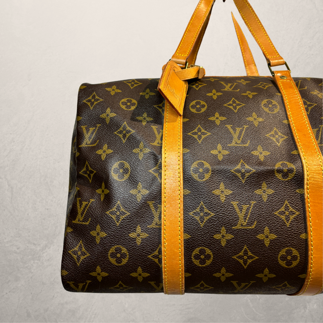 Louis Vuitton bruin monogram Sac Souple 35 - Door Romae Studios