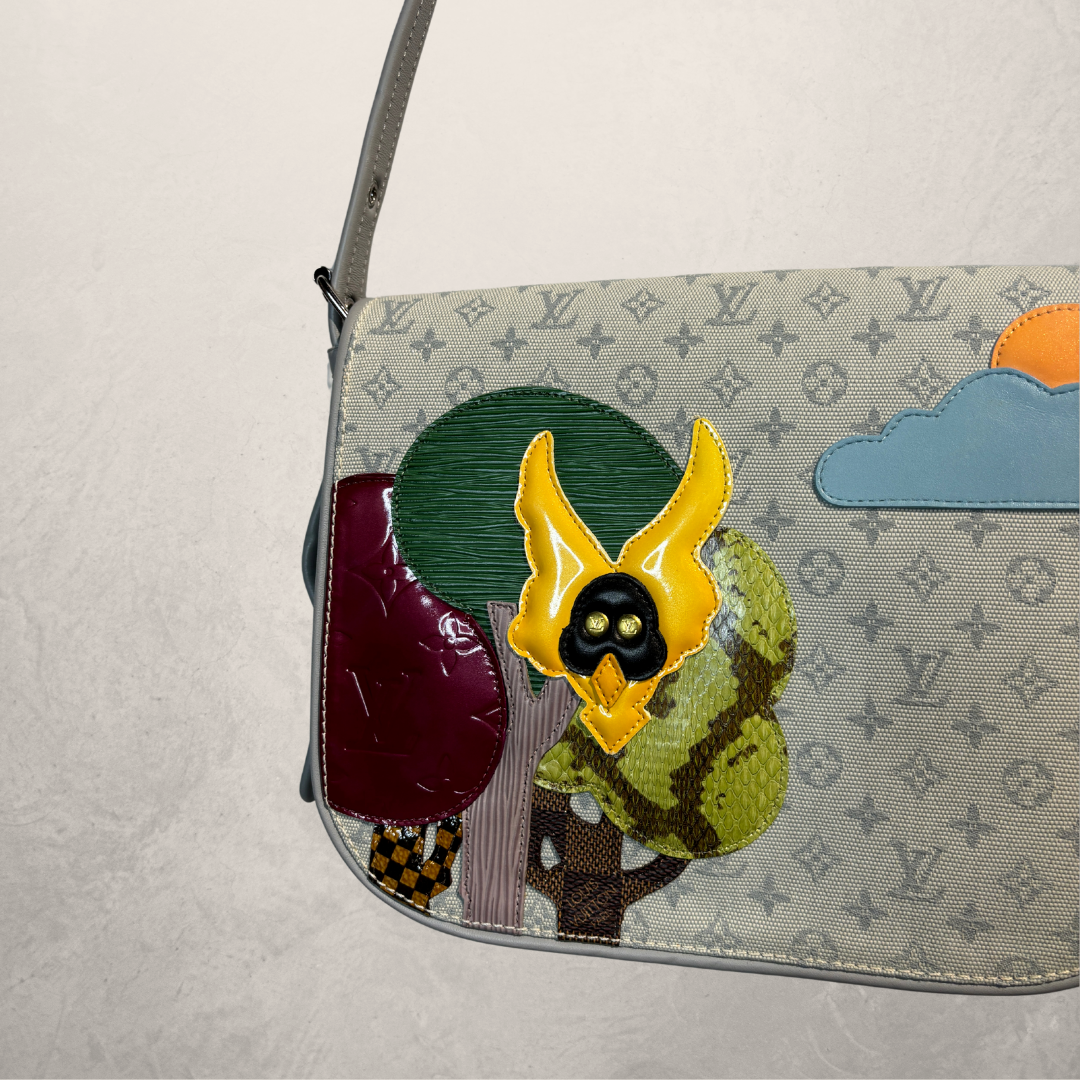 Louis Vuitton grijze Conte de Fées 2002 crossbody tas - van RomaeStudios