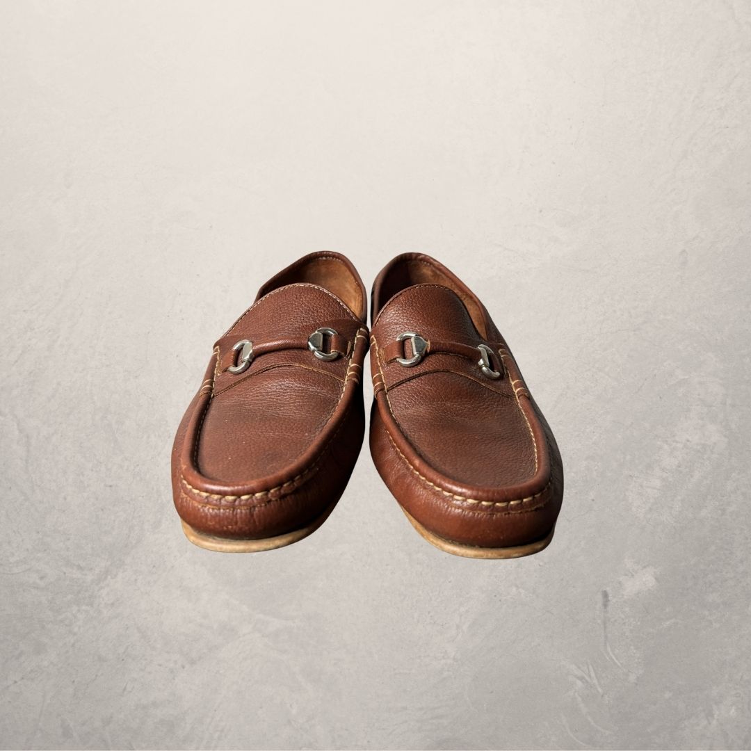 Mangobruine loafers 42