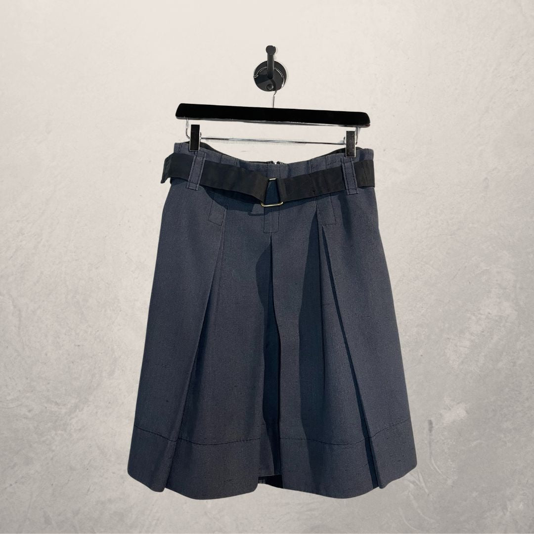 Marc Jacobs grijze plooirok 36