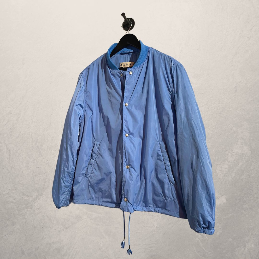 MARNI light blue oversized bomber jacket L