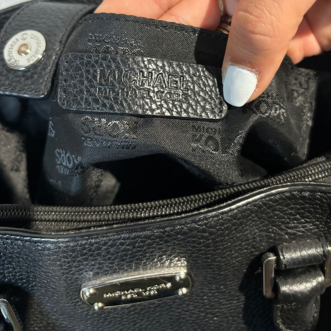 Michael Kors zwarte middelgrote handtas