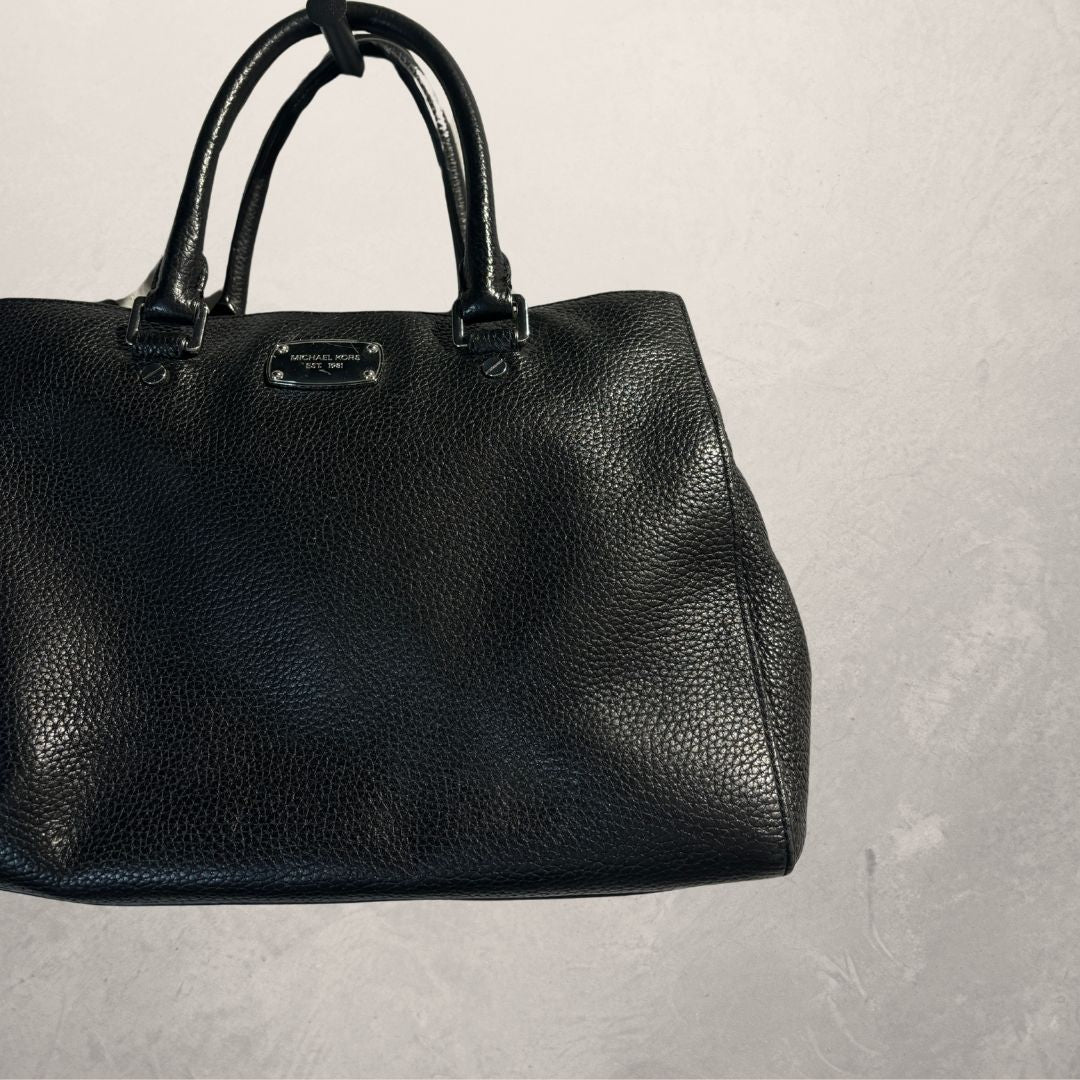 Michael Kors zwarte middelgrote handtas
