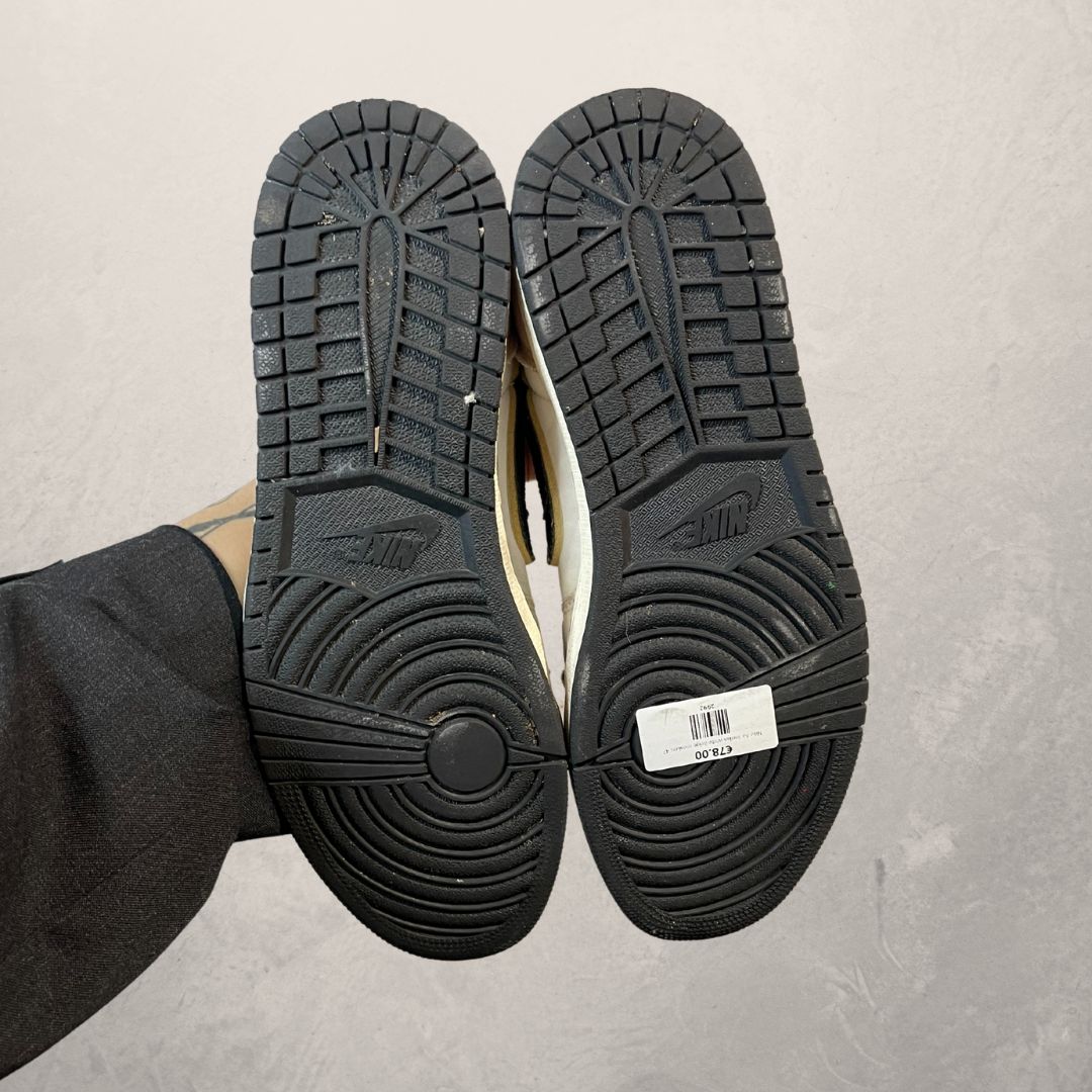 Nike Air Jordan white beige sneakers 47