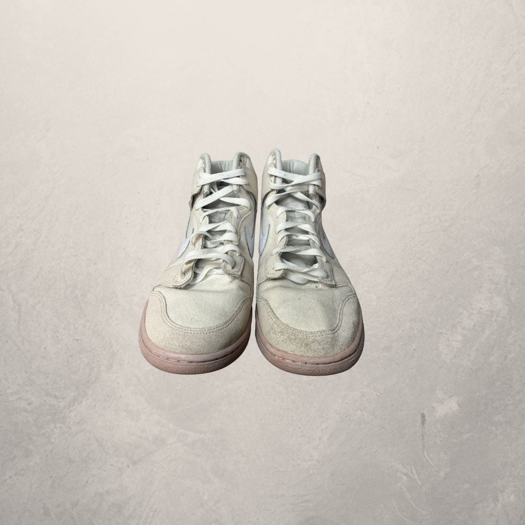 Nike Dunk High beige & white sneakers 45
