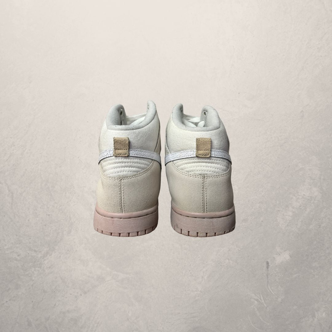 Nike Dunk High beige & white sneakers 45
