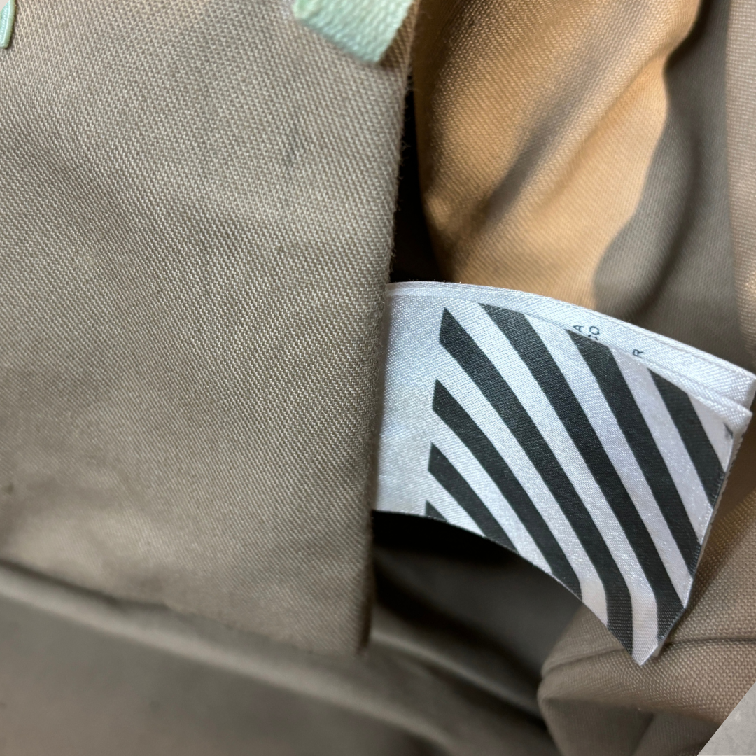 Off White camouflage tas met oranje band OS