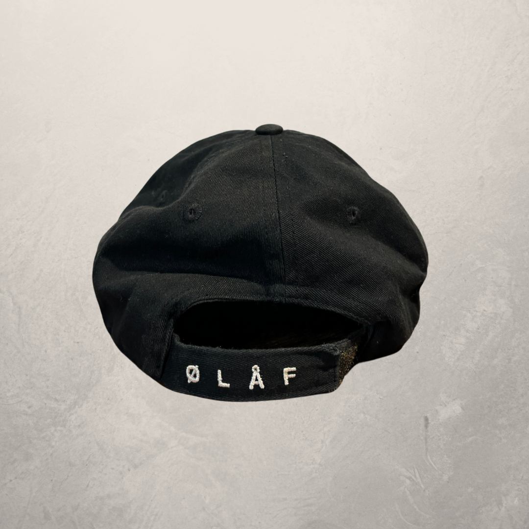 Olaf zwart logo katoenen pet OS