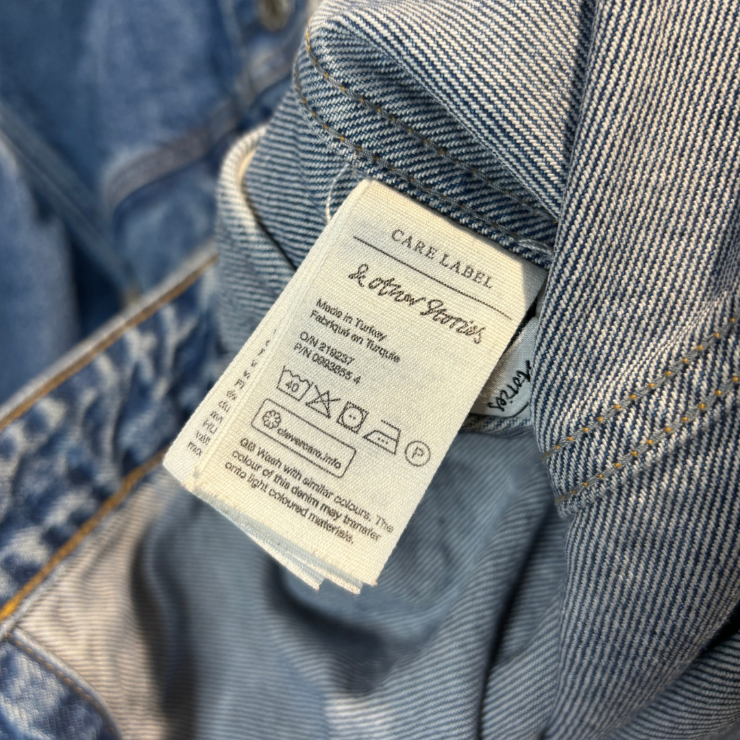 & Other Stories blauwe denim jas S
