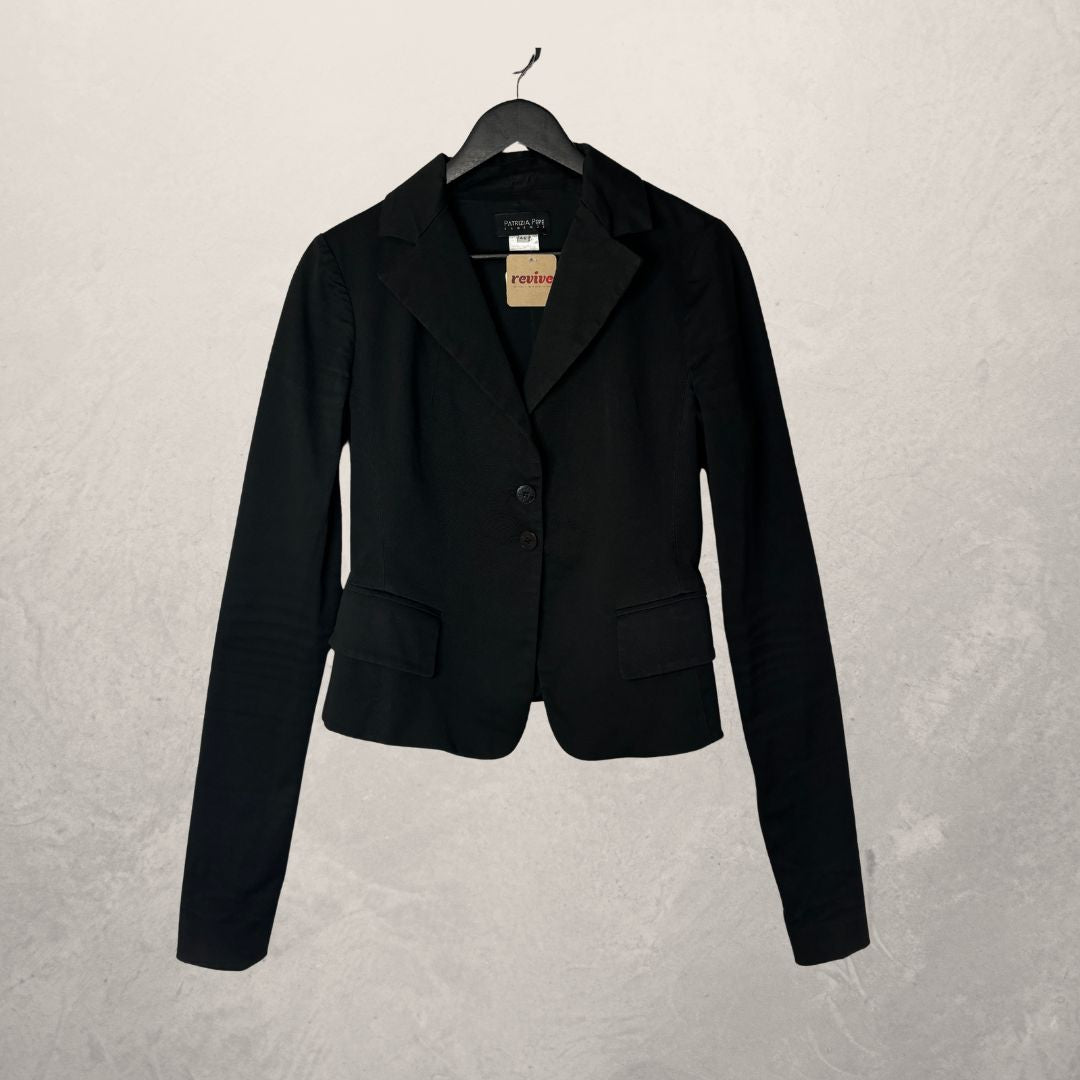 Patrizia Pepe zwart getailleerde blazer S