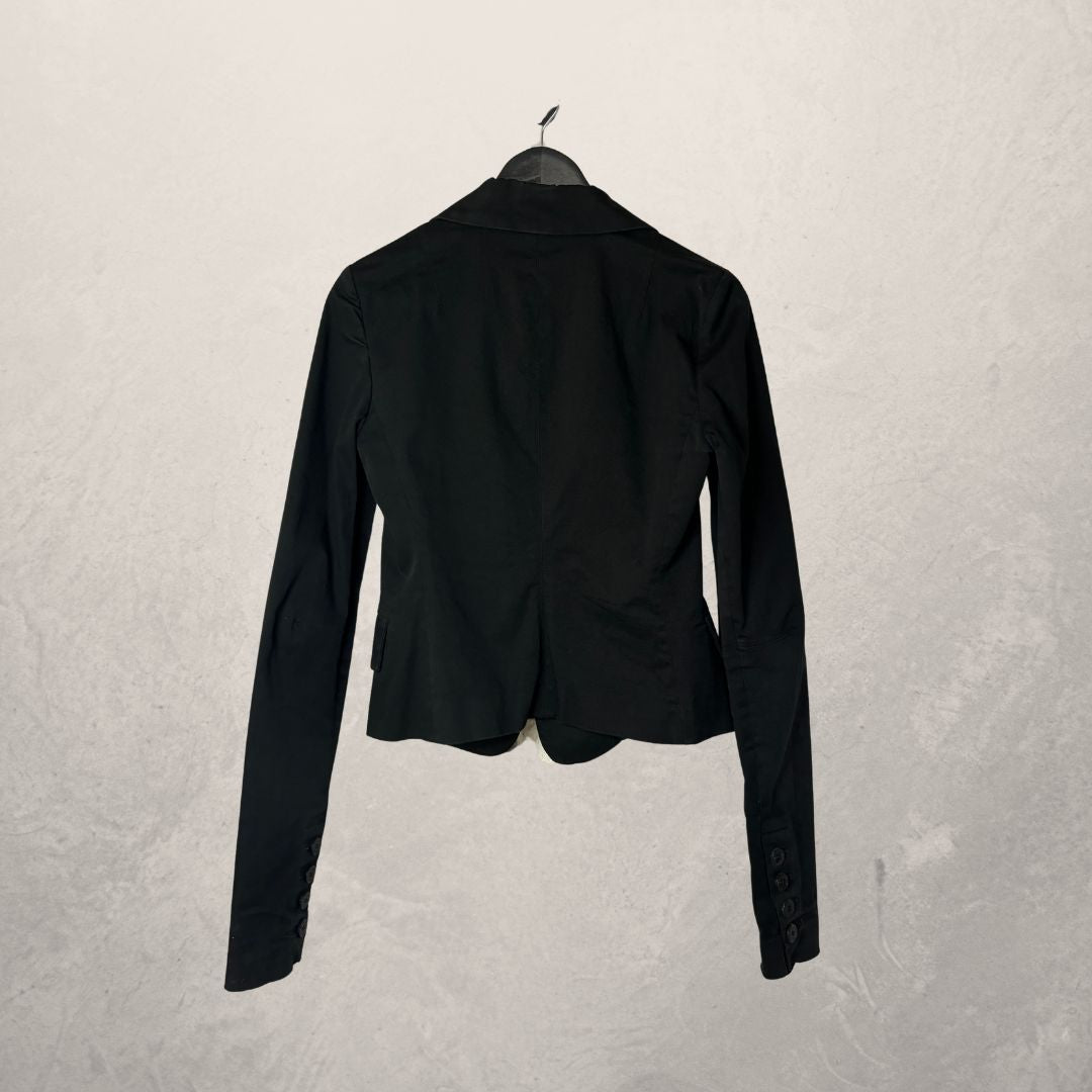 Patrizia Pepe zwart getailleerde blazer S