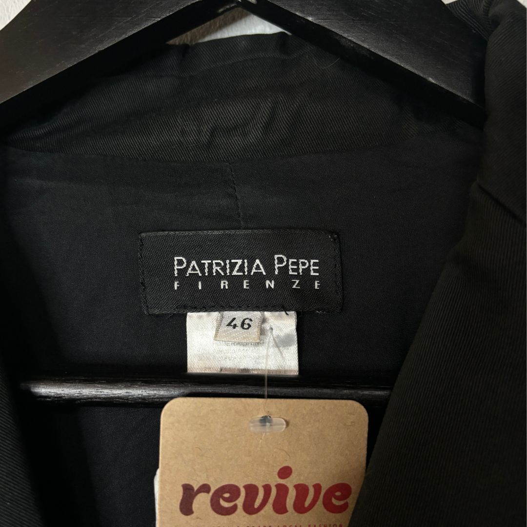 Patrizia Pepe zwart getailleerde blazer S