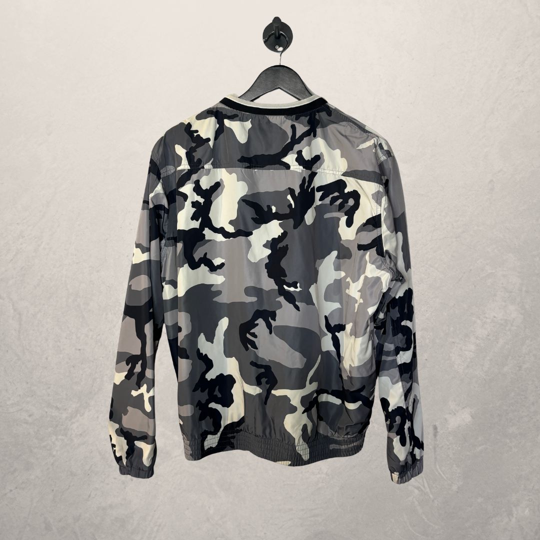 Patta grijs camouflage nylon jack/trui S