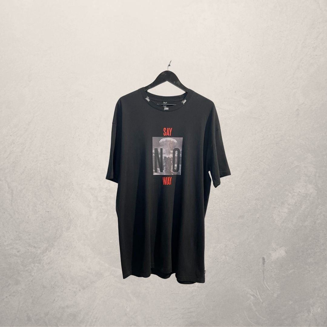 Patta zwart "Say NO way" T-shirt met opdruk L