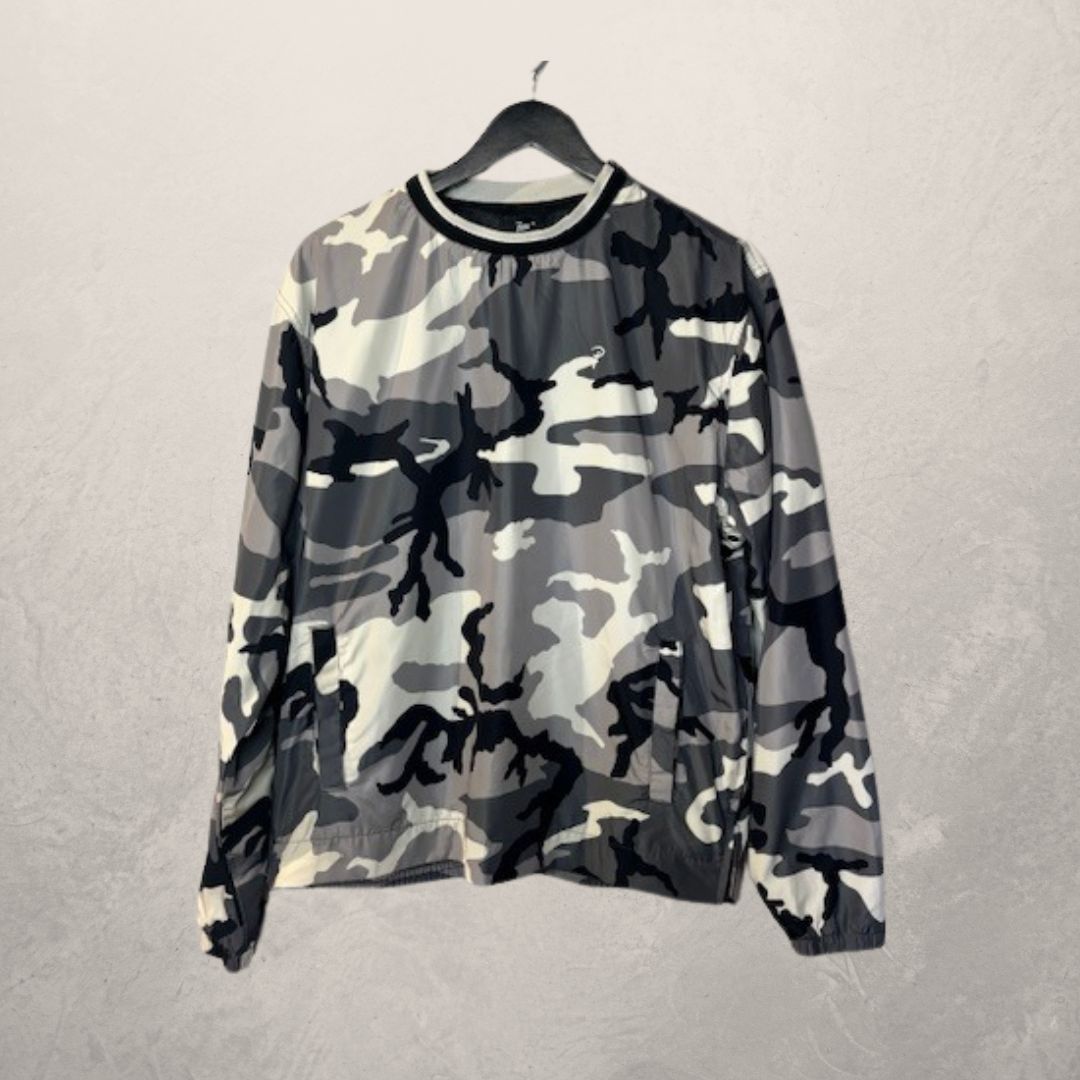 Patta grijs camouflage nylon jack/trui S