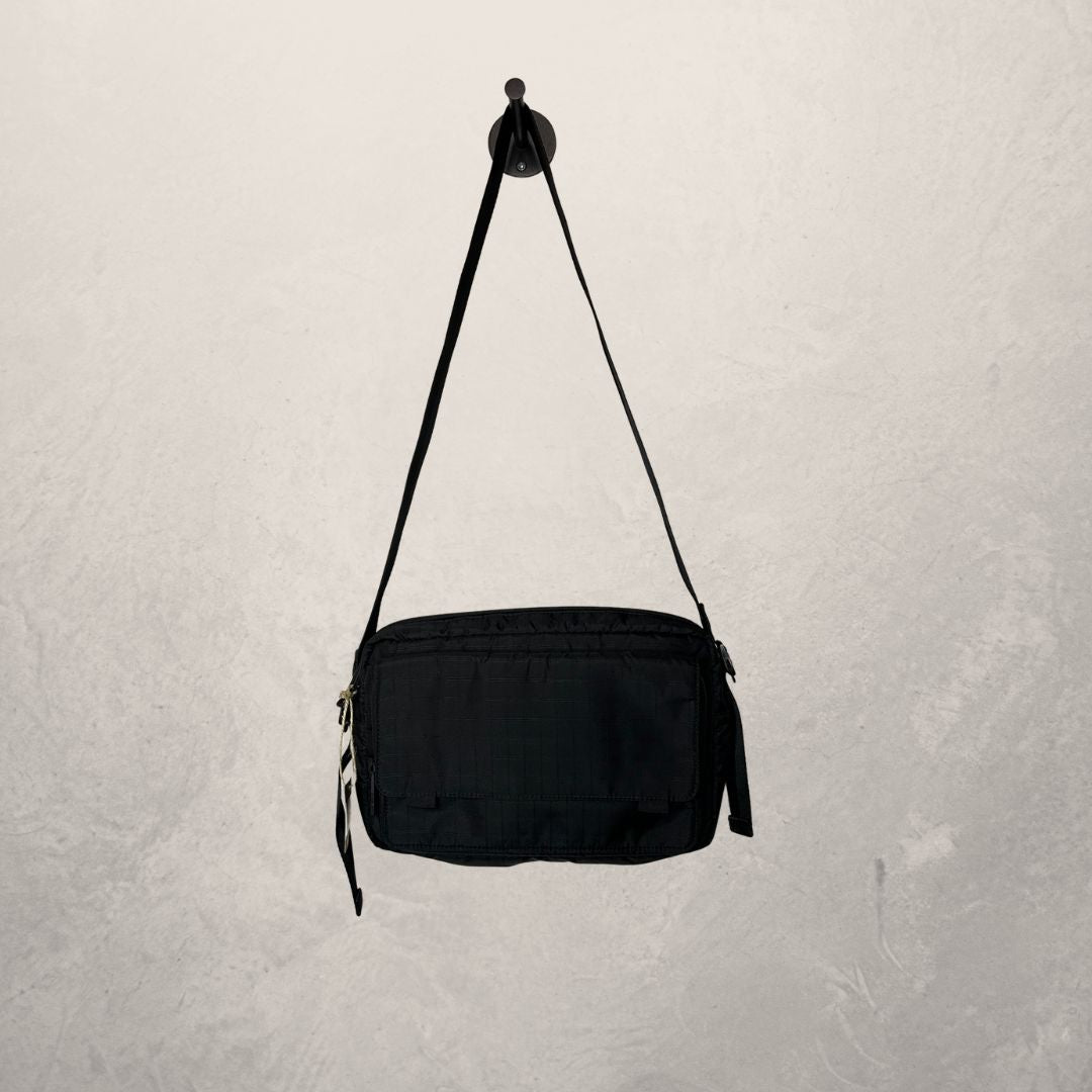 Paul Smith zwarte nylon schoudertas