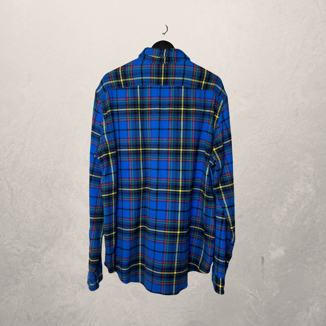 Polo Ralph Lauren blauw geruit flanel XL