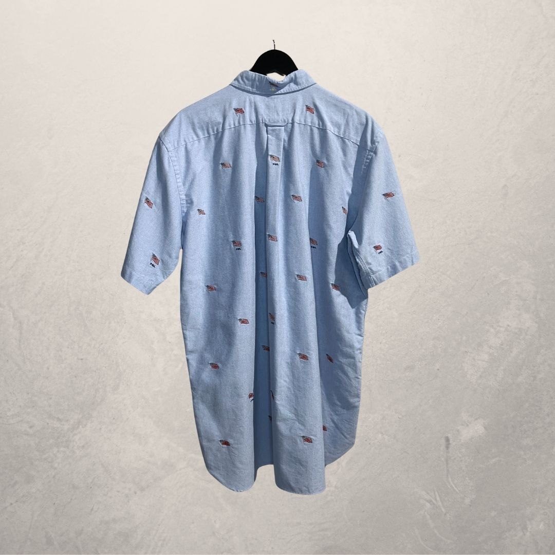 Ralph Lauren Amerikaans vlaglogo shirt L
