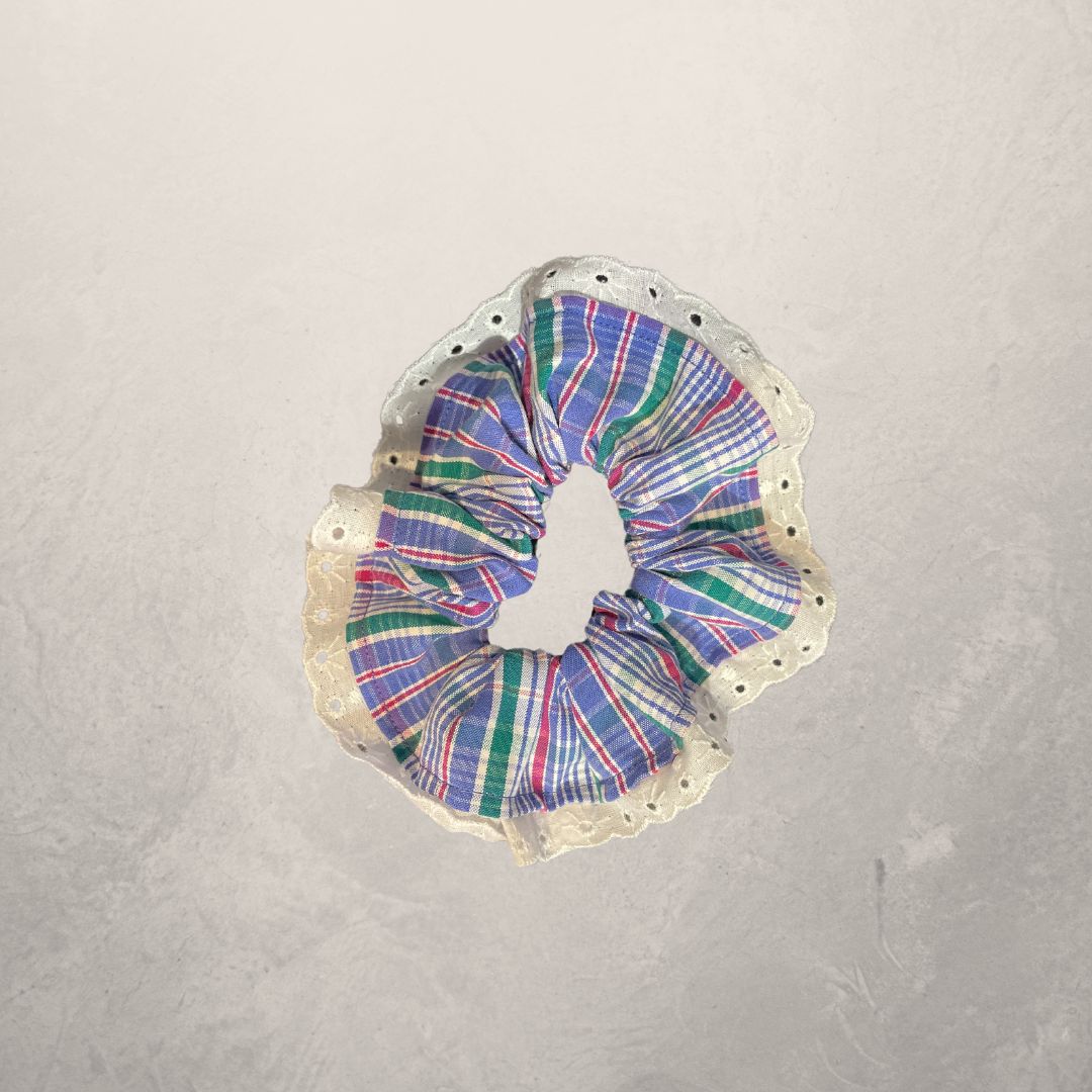 Ralph Lauren paarse streep wikkel strik blouse M/L- By Mees.Makes