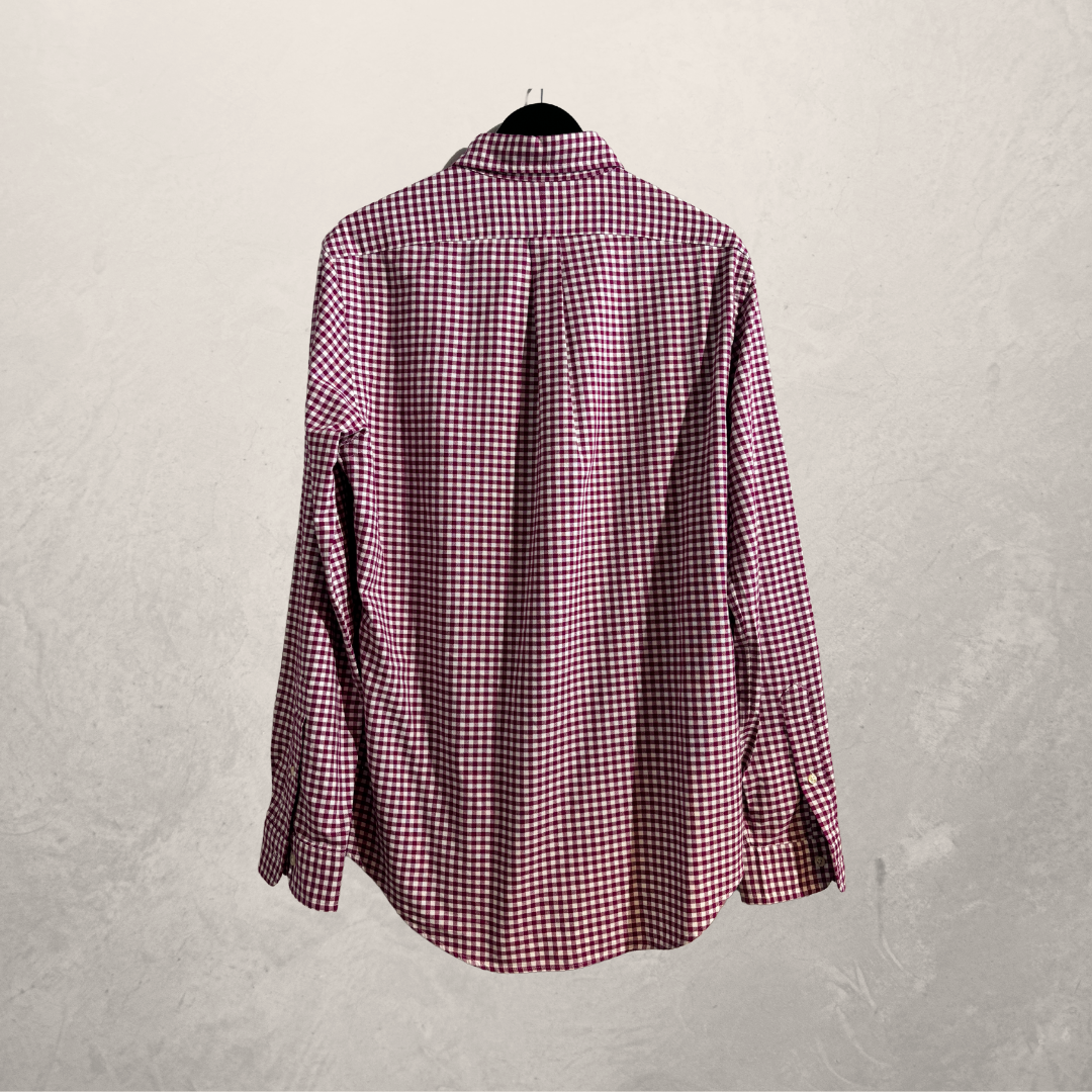 Ralph Lauren rood geruit overhemd L