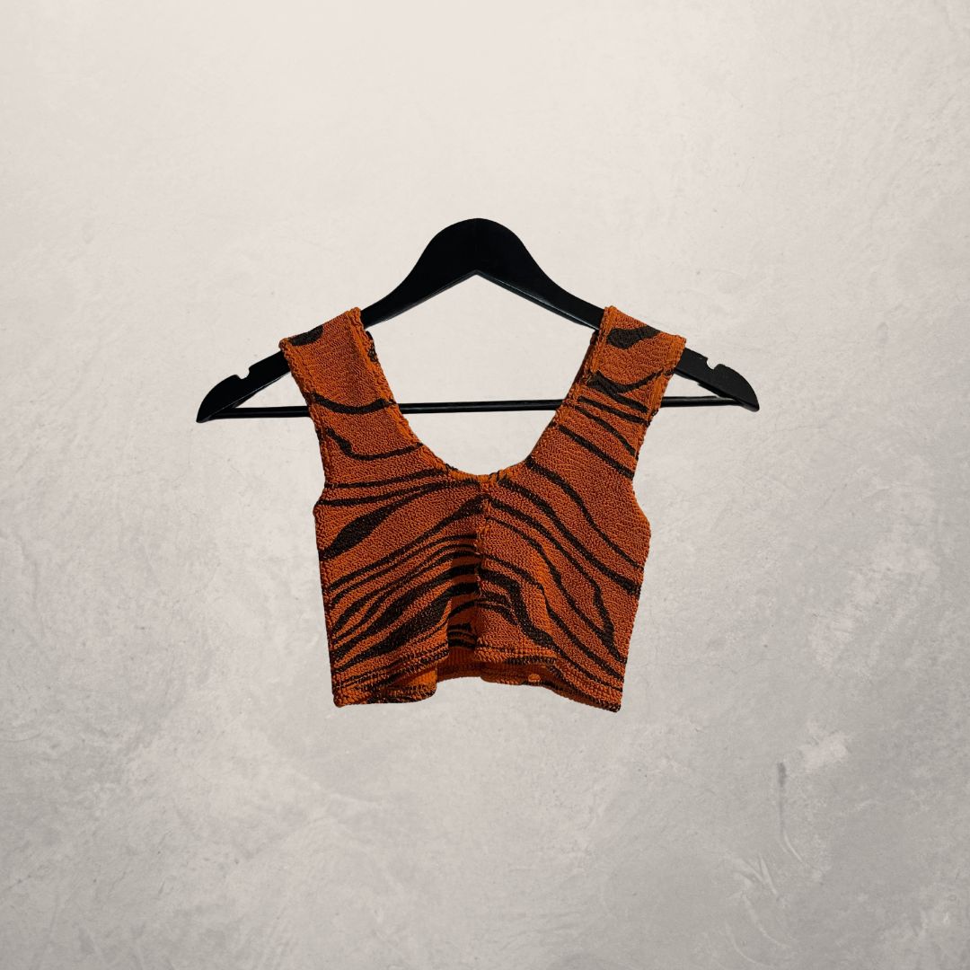 Sabe Martin orange scrunchtop S