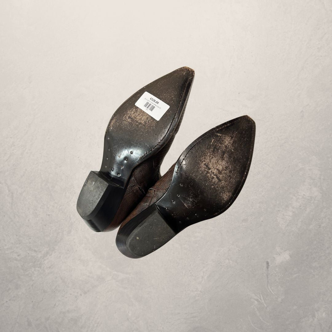 Saint Laurent brown ankle boots 40