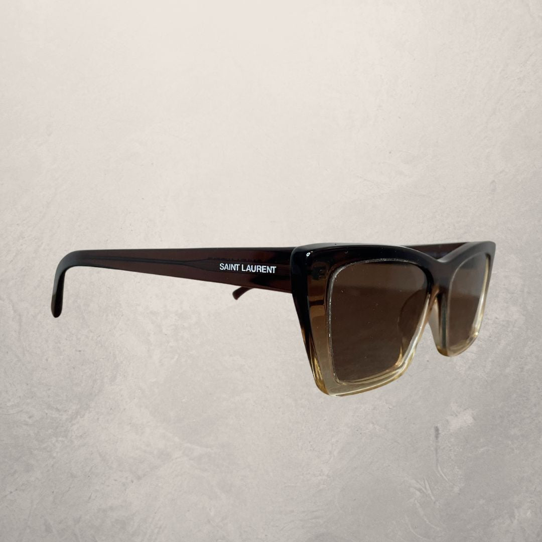Saint Laurent brown cateye sunglasses