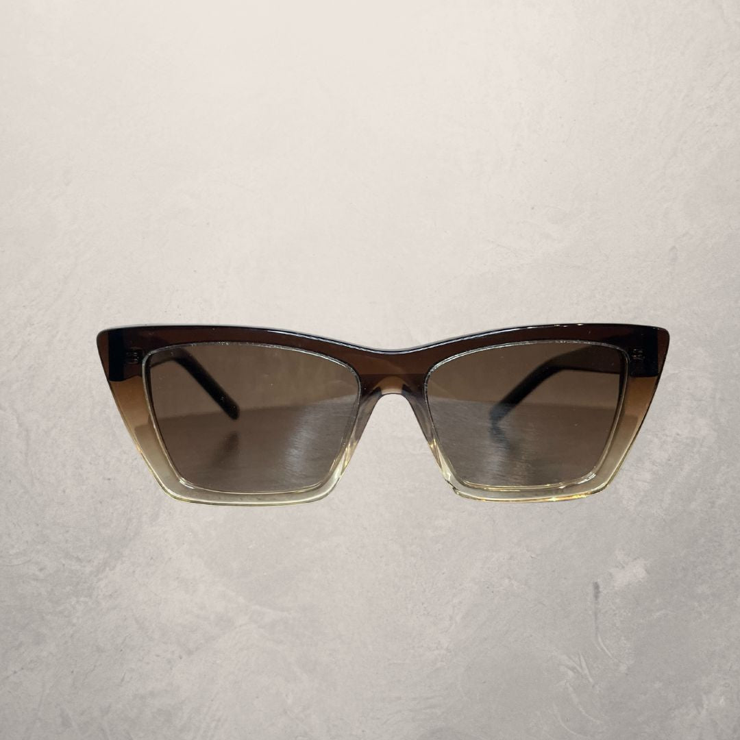 Saint Laurent brown cateye sunglasses