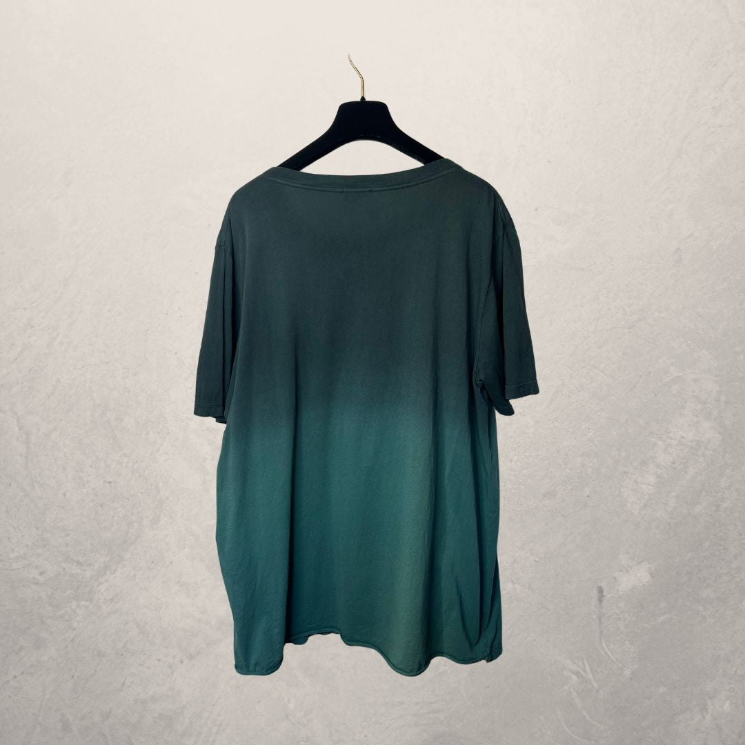 Saint Laurent green tie dye t-shirt M