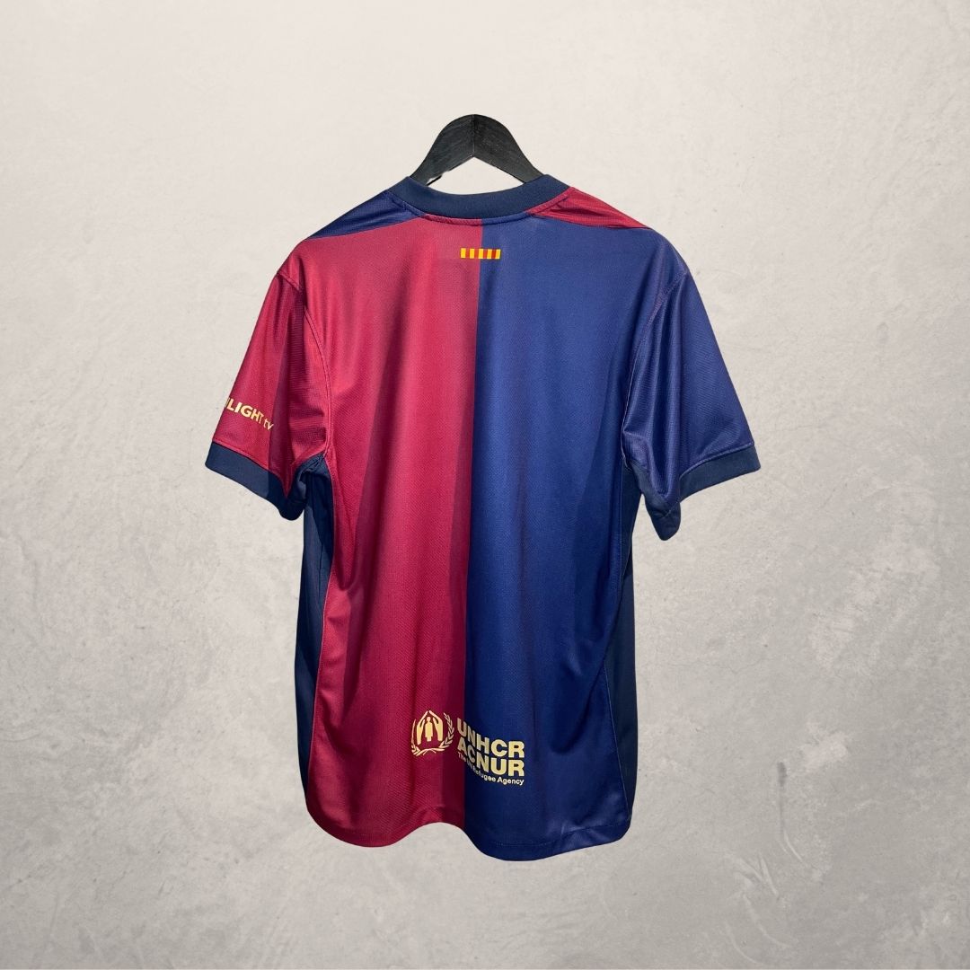 Stussy x Barcelona FBC blue/maroon football jersey Large