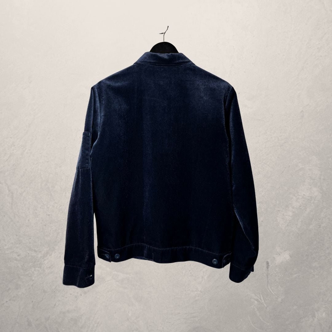 Supreme navy velvet jacket S