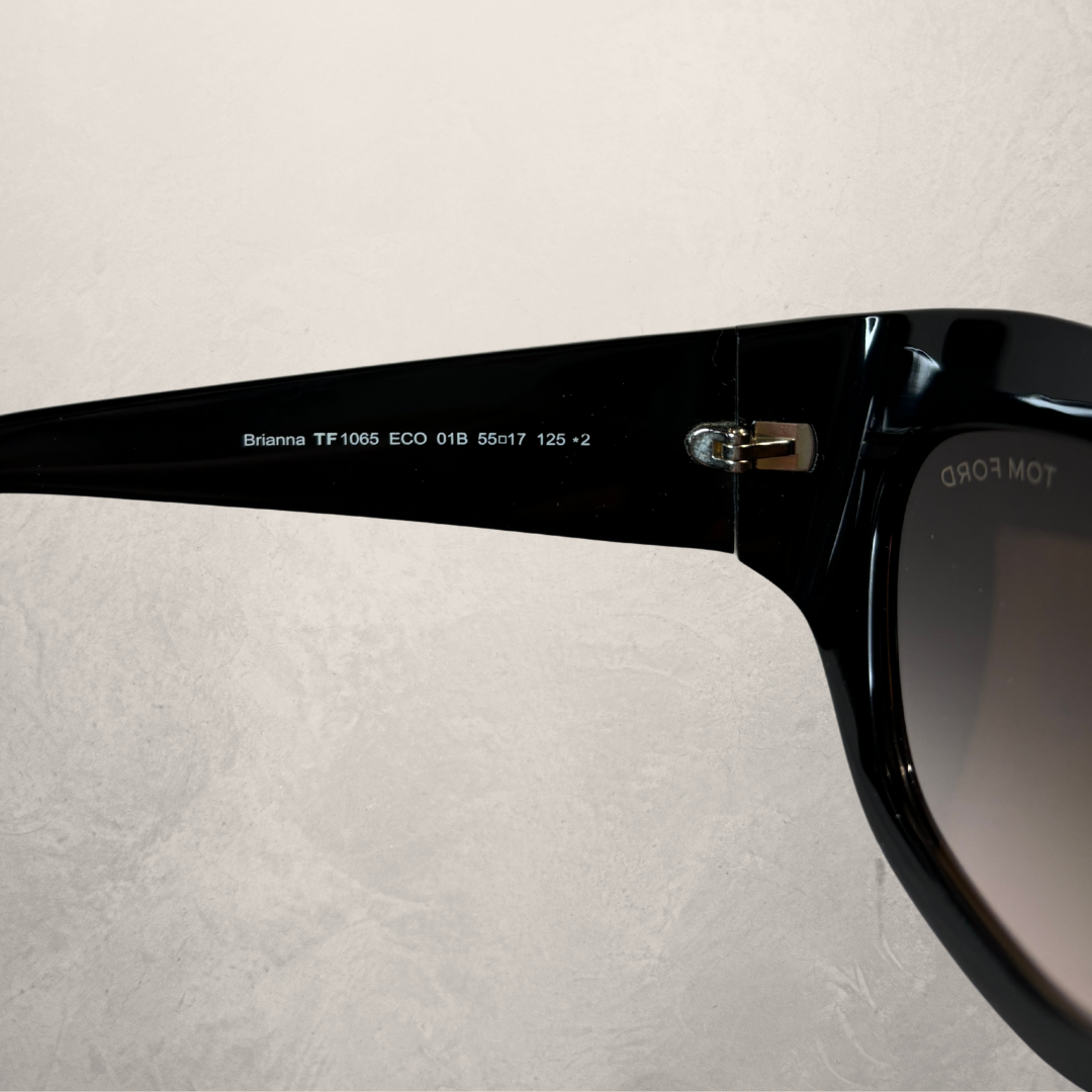 Tom Ford black/silver sunglasses (with case)