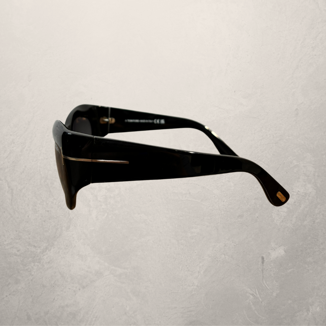 Tom Ford black/silver sunglasses (with case)