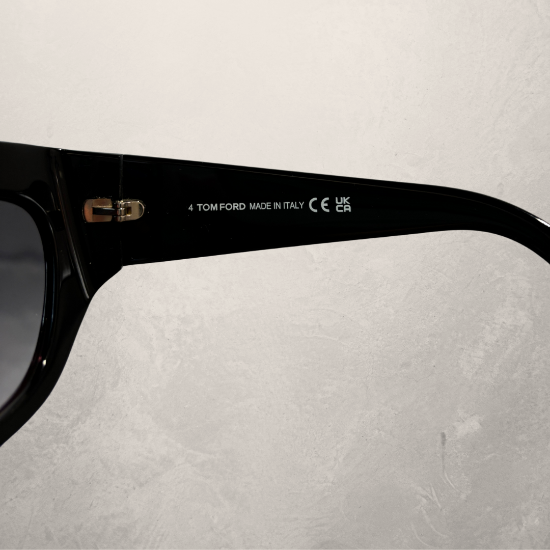 Tom Ford black/silver sunglasses (with case)
