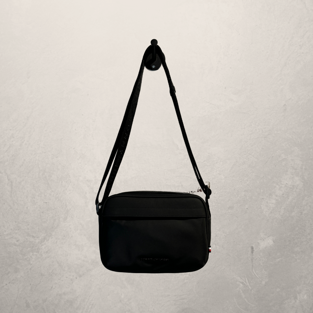 Tommy Hilfiger zwarte nylon heuptas OS