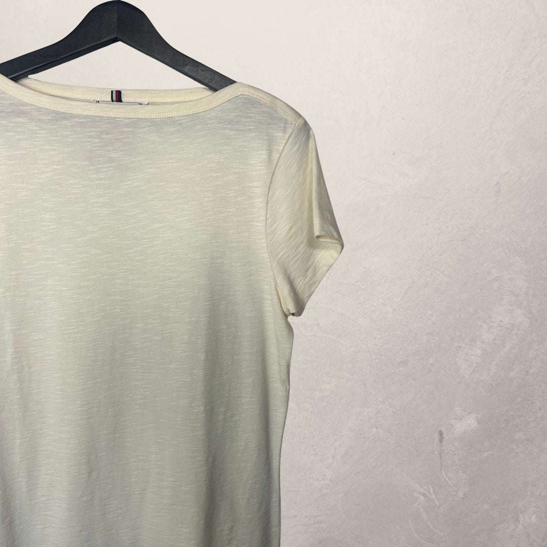 Tommy Hilfiger offwhite basic T-shirt S