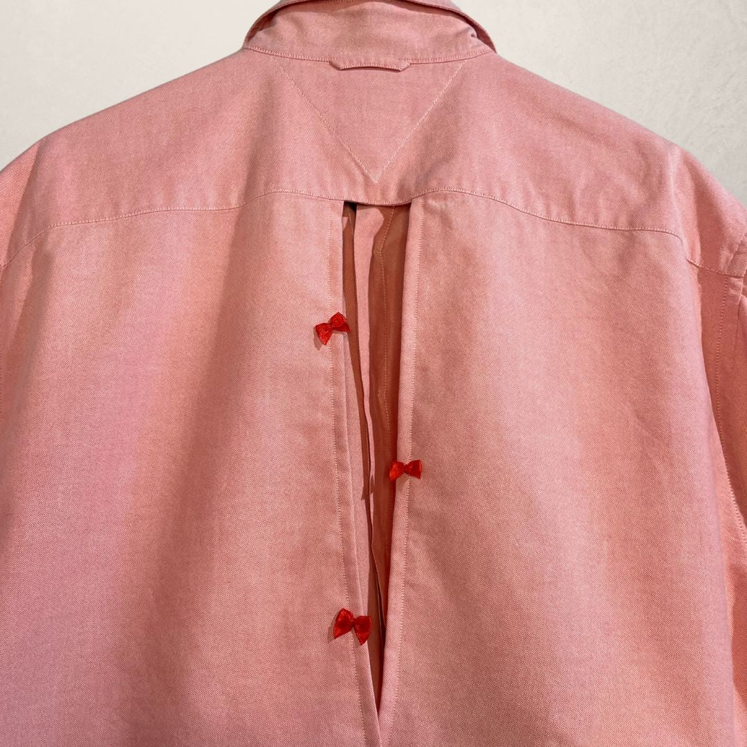 Tommy Hilfiger rozen cropped open rug blouse M/L- By Mees.Makes