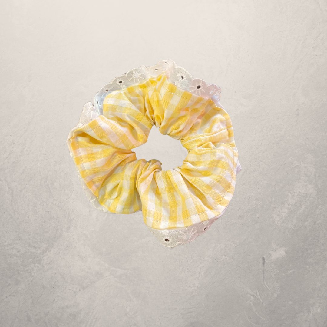 Tommy Hilfiger gele cropped wikkelblouse M/L - Van Mees.Makes