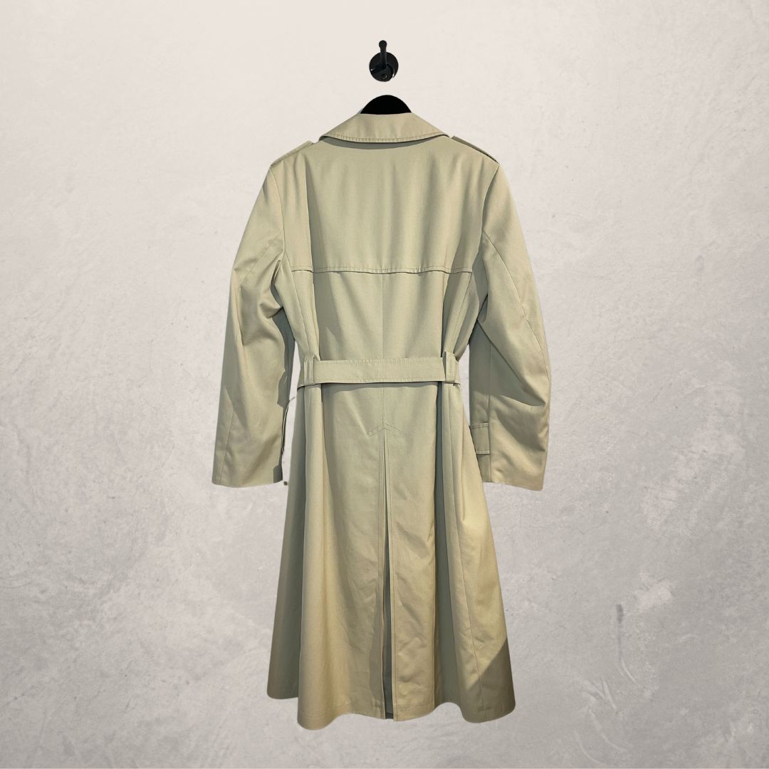 Vintage beige oversized trenchcoat L