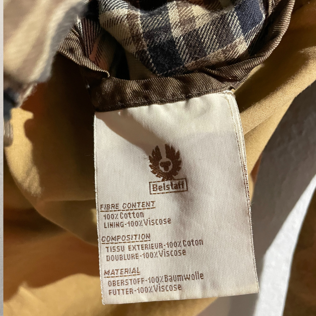 Vintage Belstaff beige legerjas S/M