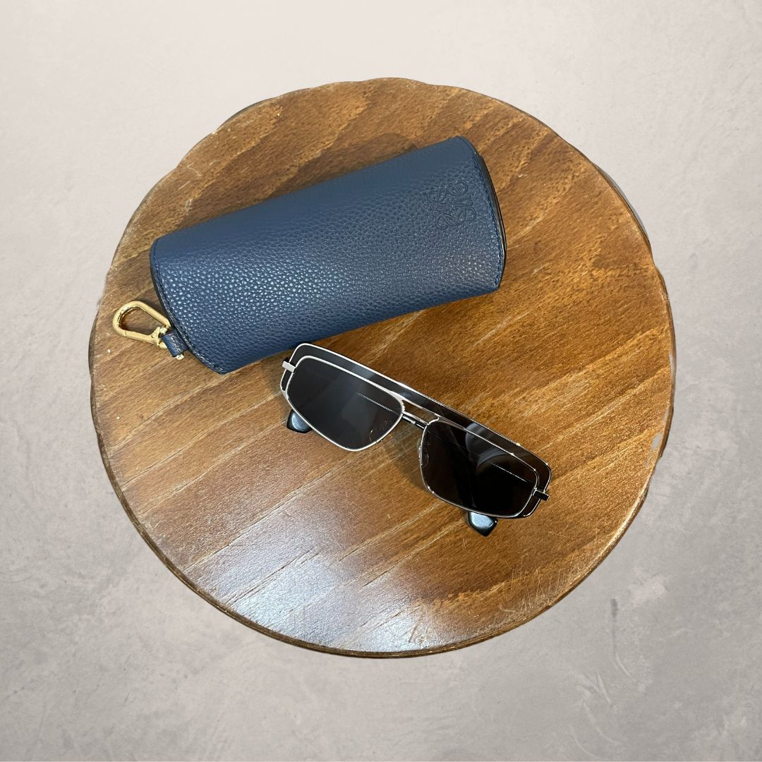 Vintage Loewe silver sunglasses