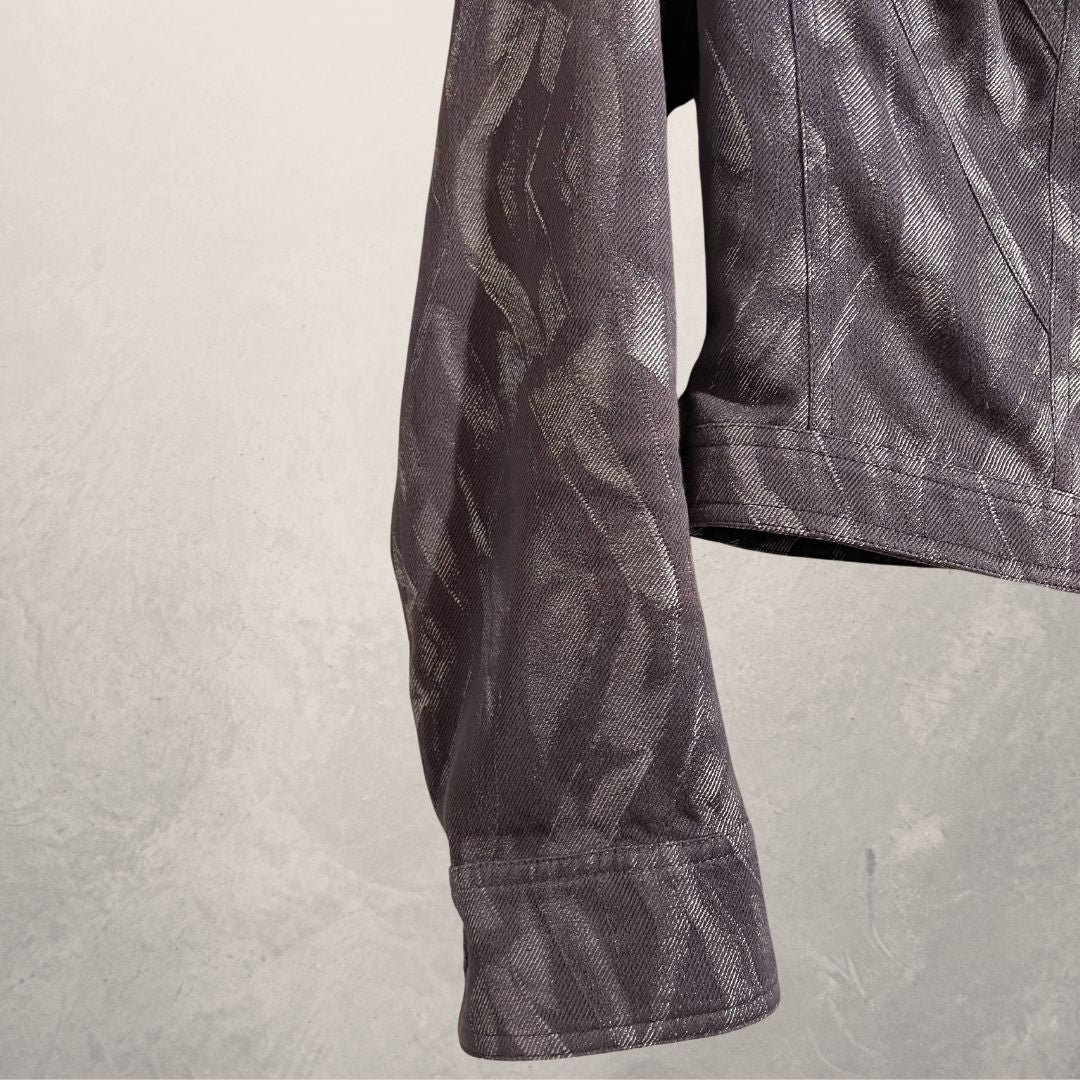 Vintage Mugler grijs getailleerd jasje M