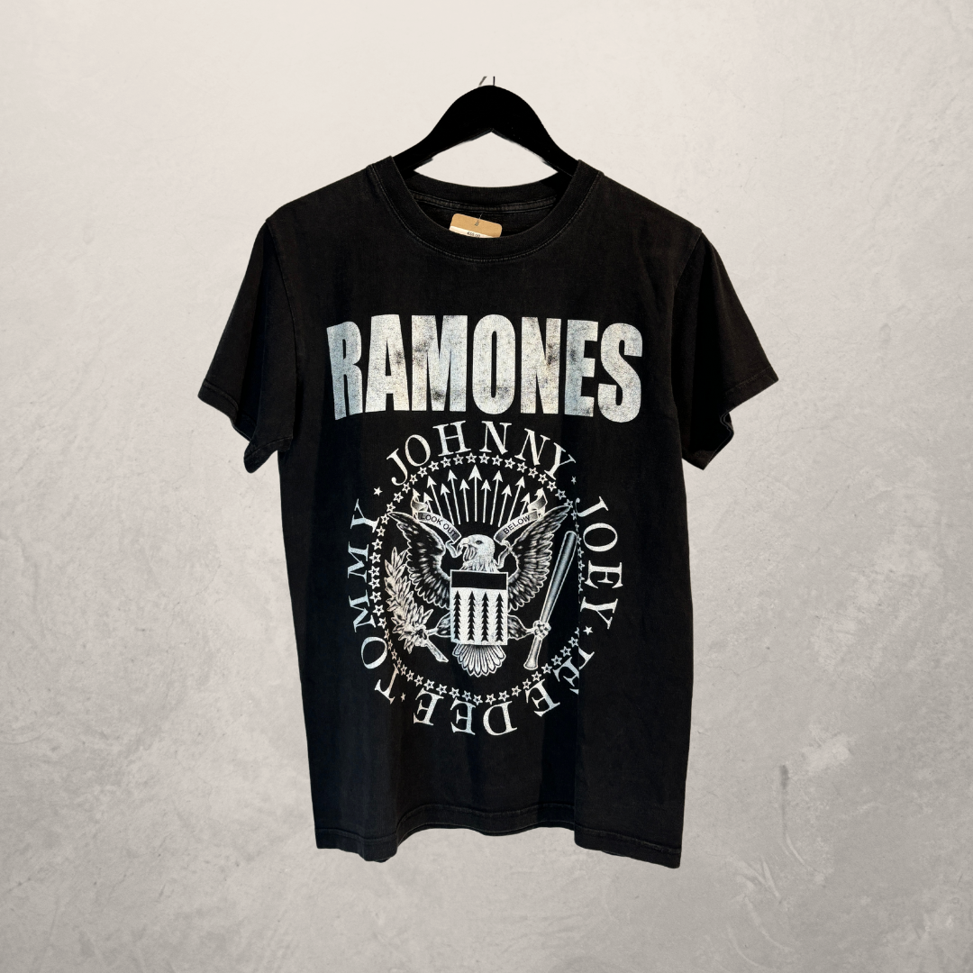 Vintage Ramones zwart grafisch T-shirt L