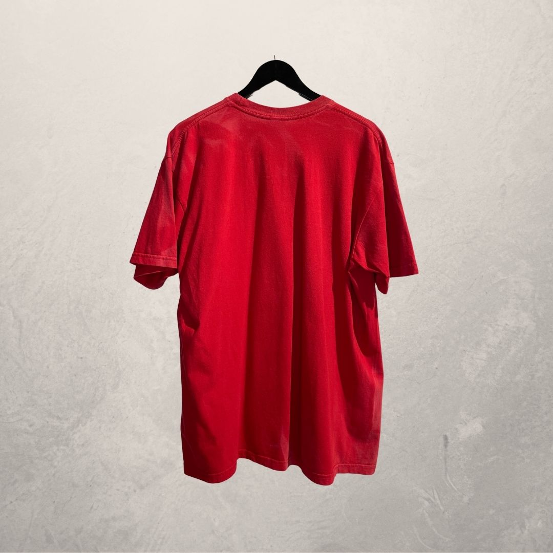 Vintage Supreme red religious graphic t shirt XL